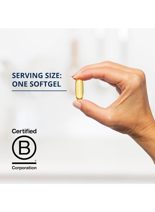 ميتاجينكس أوميجا جينيكس® إي بي إيه-دي إتش إيه ١٠٠٠ - زيت أوميجا ٣ - مكمل غذائي يومي لدعم صحة القلب والأوعية الدموية والجهاز العضلي الهيكلي والجهاز المناعي، ١٢٠ قرصًا - Image 3