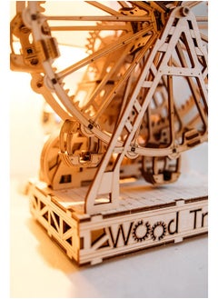 Wood Trick Wood Trick Ferris Wheel Rotating Mechanical Model - 3D Wooden Puzzles for Adults and Kids to Build - Engineering DIY Wooden Models for Adults to Build  - Image 4