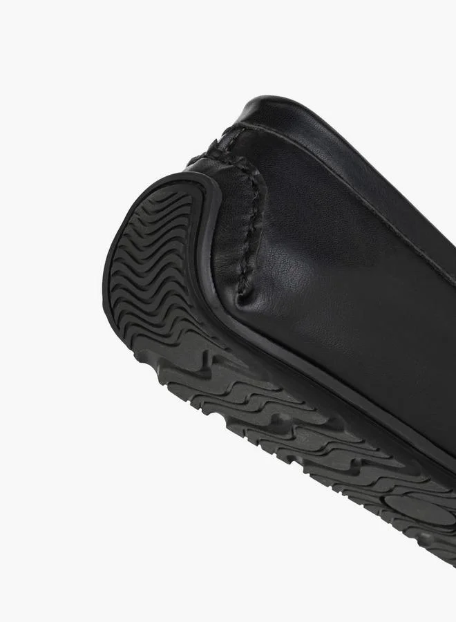 LBL By Shoexpress BLACK Men Perforated Design Loafers for Men | Best Price UAE