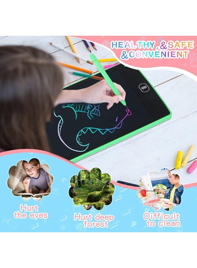 Tinlade 4 Pieces 10 Inch LCD Writing Tablet Doodle Board Electronic Toy Colorful Screen Doodle Drawing Pad for Kids Erasable Reusable Drawing Tablets Educational Learning Toy for Boys Girls (Black Frame)  - Image 5