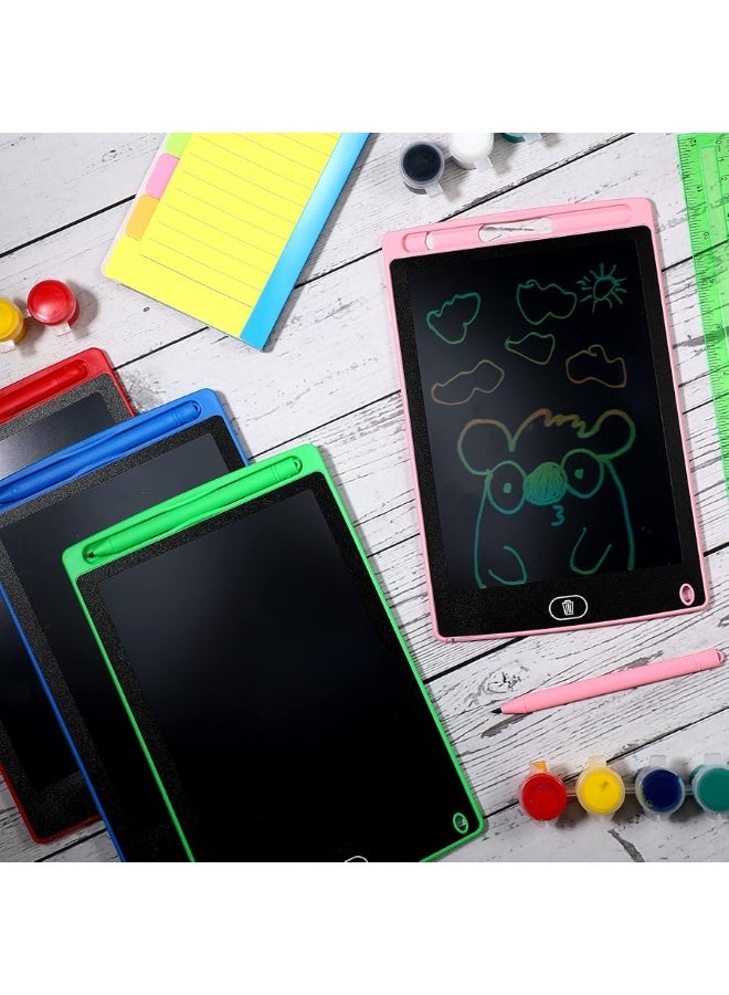 Tinlade 4 Pieces 10 Inch LCD Writing Tablet Doodle Board Electronic Toy Colorful Screen Doodle Drawing Pad for Kids Erasable Reusable Drawing Tablets Educational Learning Toy for Boys Girls (Black Frame)  - Image 4