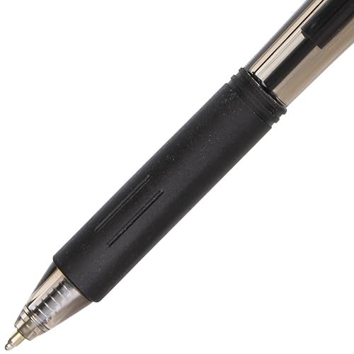 Pentel WOW! Retractable Ballpoint Pens, Medium Line, Black Ink, 4 Pack (BK440BP4A) - Image 4