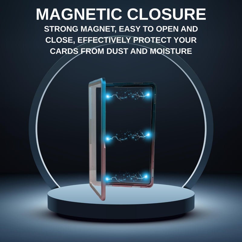 RedCap Magnetic Aluminum Graded PSA Slab Guard UV Resistant Glass 35PT Premium Protector Display Case For Standard PSA CGC Graded Sport Trading Cards - Sugar Rush - Image 4