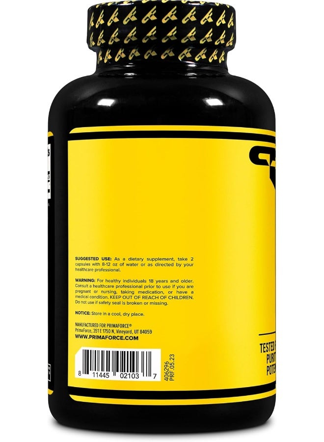 Primaforce L-Arginine (300 Capsules, 150 Servings / 1,000 Mg L-Arginine Per Serving) | Extra Strength Amino Acid Supplement For Men And Women - Gluten Free, Non-Gmo - Image 3