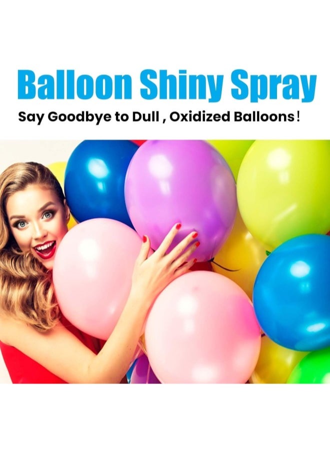 Generic - 100ml Latex Balloons Balloon Shiny - Brillo para Globos Spray for Halloween/Christmas/Birthdays/Weddings Party, mega Shine Balloons Spray, Instant Gloss (1 Jar) - Image 1