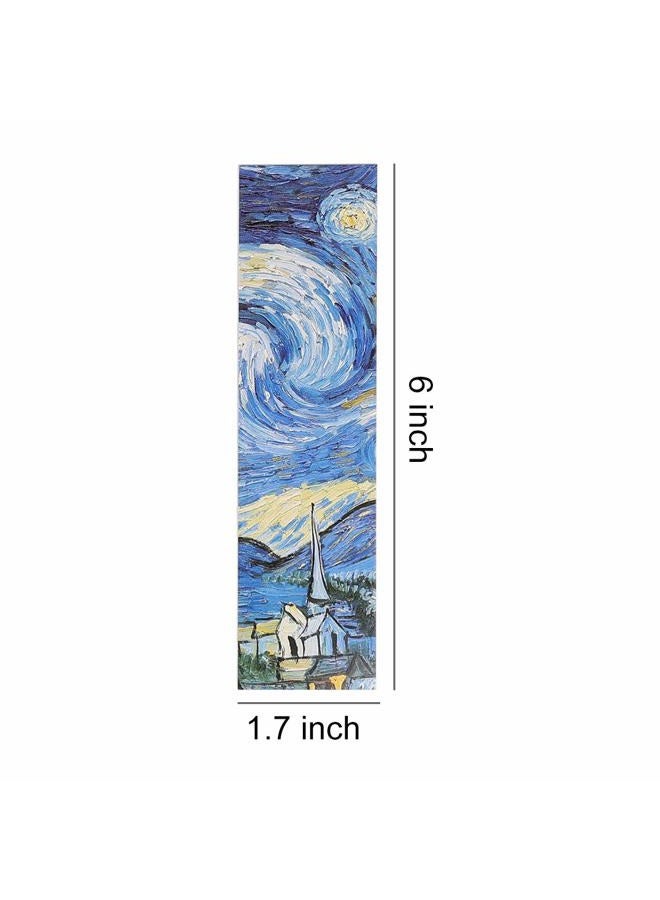 YOSCO Van Gogh Oil Painting Bookmarks for Women Men Kids Boys Girls Children Teens, 30PCS - Image 4