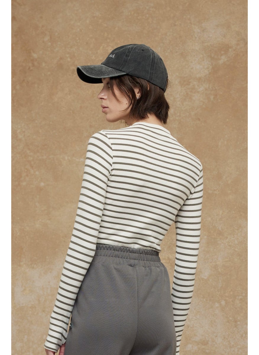 Manuka - Finger-Slotted Striped Body Mink - Image 1