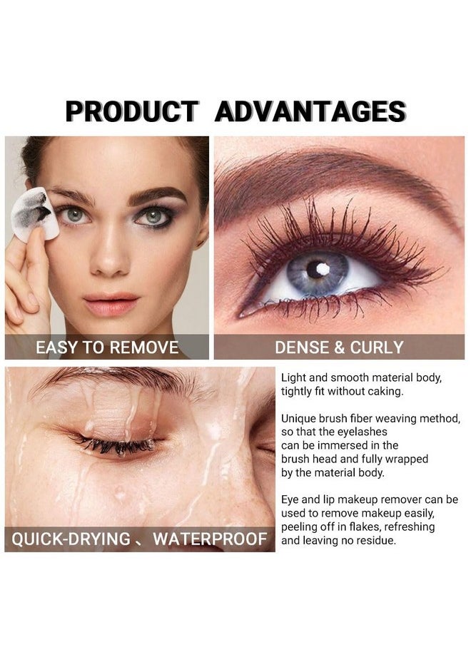 BINGBRUSH - Colored Colorful Waterproof Mascara for Eyelashes Set,Blue White Black Brown Purple Long lasting Charming Voluminous Cruelty Free Vegan Eye Makeup (A-1Pc 10# Red, A) - Image 1
