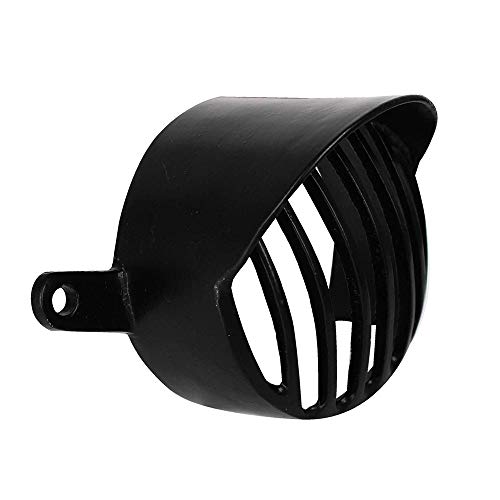 Ramanta Bullet Classic 350 Back Light Cover Metal Bullet Back//Tail Light Grill Compatible Only with Bullet Classic 350 & 500 CC - Model Year 2021 (Pack of 1, Black with Cap) - Image 1