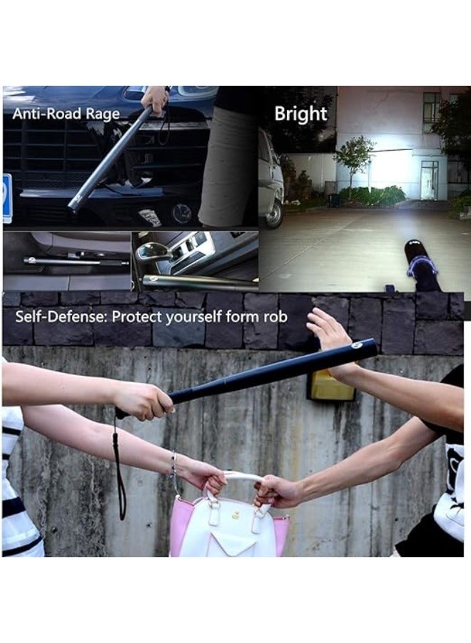 Multifunctional Self-defense Stick with Strong Light Flashlight Suitable for Security  - Image 4