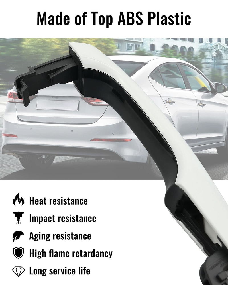 PNYZIK Exterior Outside Door Handle with Handle Cover Fit for Hyundai Elantra Sedan 2017-2020 Replace 82661F0010 82662F0020 (Front Left Driver Side) - Image 3