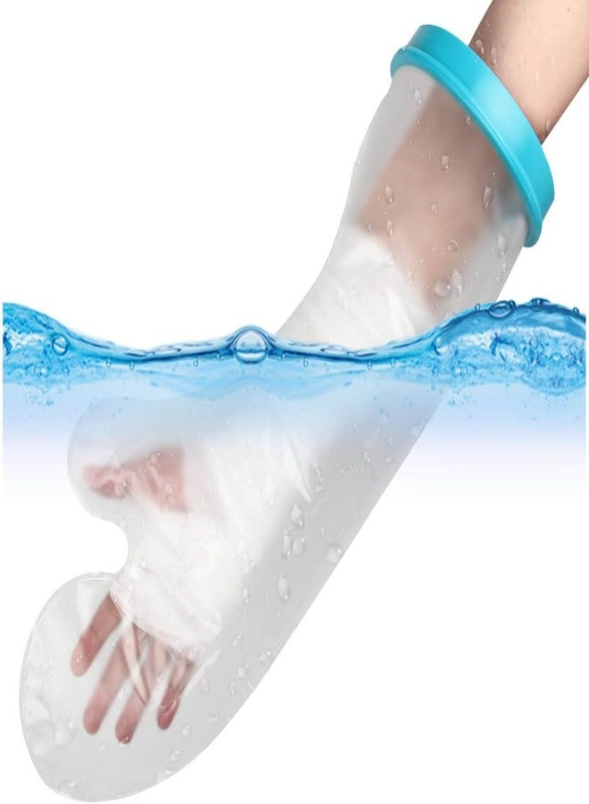 Shrux Waterproof Hand Cast Cover For Shower, Watertight Arm Protector Medical Grade Thick PVC Cover, Reusable Bandages Coves Sleeve For Broken Hand Plaster, Surgery, Burns and Recovery - 1Pcs - Image 1