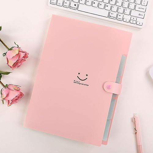 Corslet File Folder for Documents A4 Size Paper Office Students Certificate Holder Storage Organizer 5 Pockets (Pack of 2) (5 Pocket (Pack of 2)) - Image 5