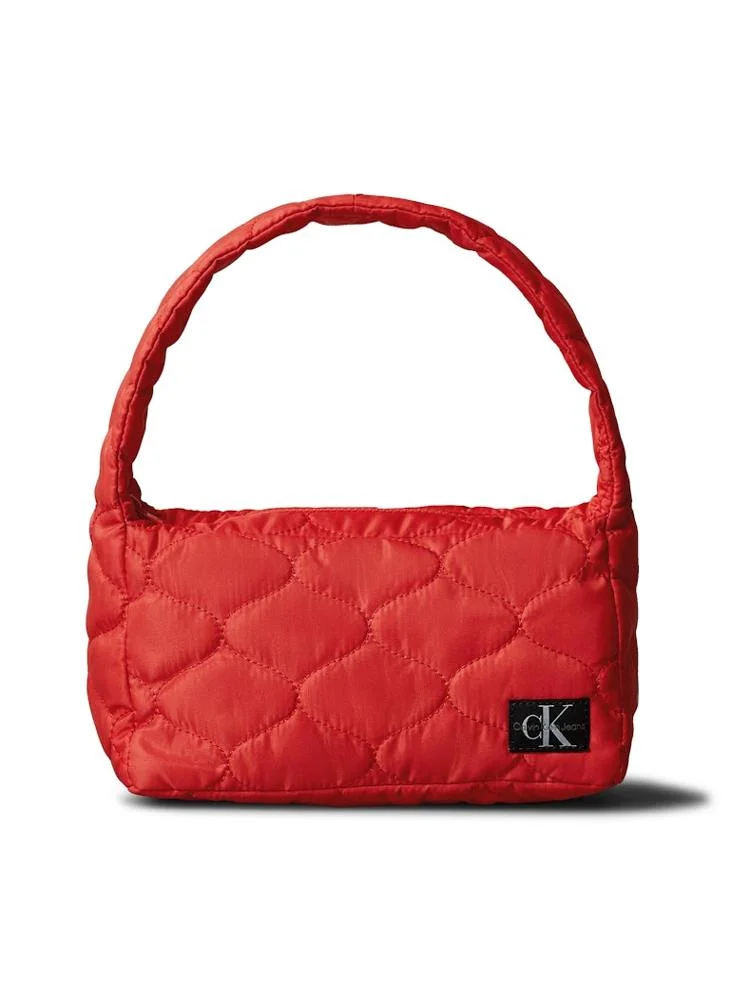 Calvin Klein Jeans Youth Logo Quilted Shoulder Bag