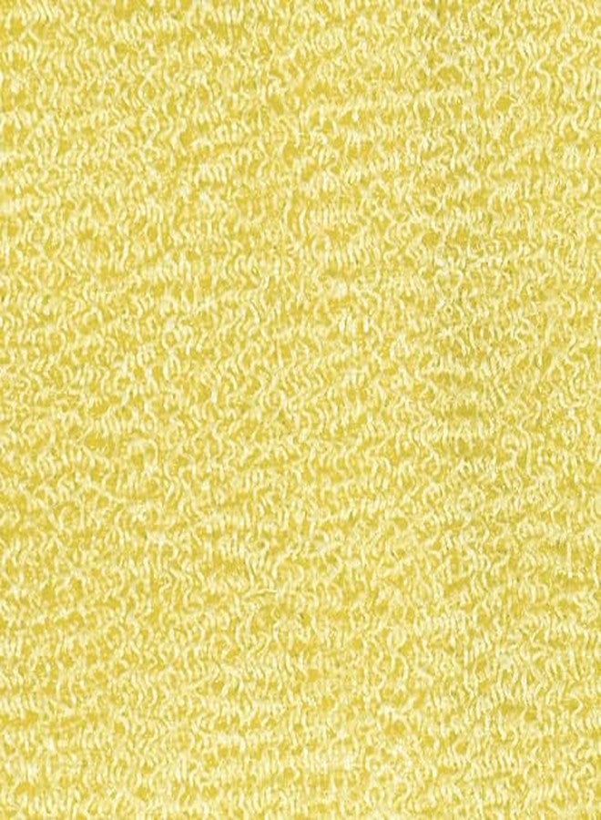 Salux Nylon Japanese Beauty Skin Bath Wash Cloth/Towel Yellow 1 Count - Image 3