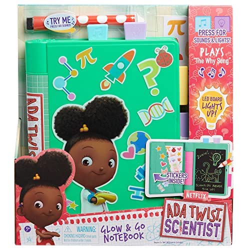 Just Play Ada Twist, Scientist Glow and Go Notebook, Lights Up and Plays the ''The Why Song'', Includes Experiment Card, Kids Toys for Ages 3 Up - Image 5