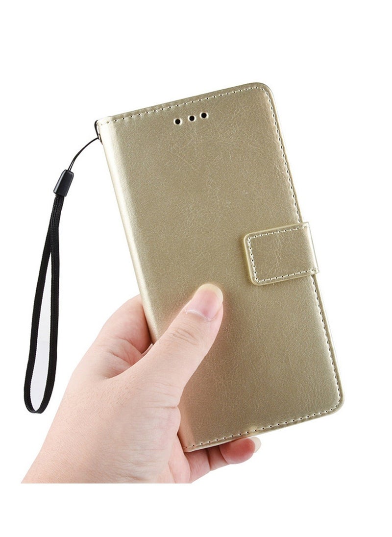 TEAM LUXURY - Tecno Camon 20 Pro 5G/CK8n Case Cover Soft Quality Leather Flip Folio Wallet With Card Slots Holder Stand Back Cover Drop-Proof Shock-Proof Protective Cell Phone Back Accessories Protection - Image 1