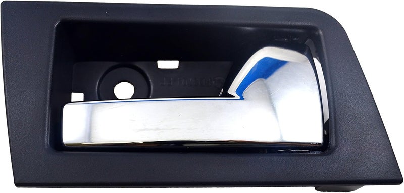 PT Auto Warehouse FO-2704MA-RR Inner Door Handle - Black Housing with Chrome Lever for Passenger Side Rear - Image 1