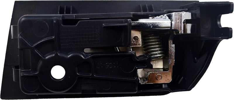 PT Auto Warehouse FO-2704MA-RR Inner Door Handle - Black Housing with Chrome Lever for Passenger Side Rear - Image 2