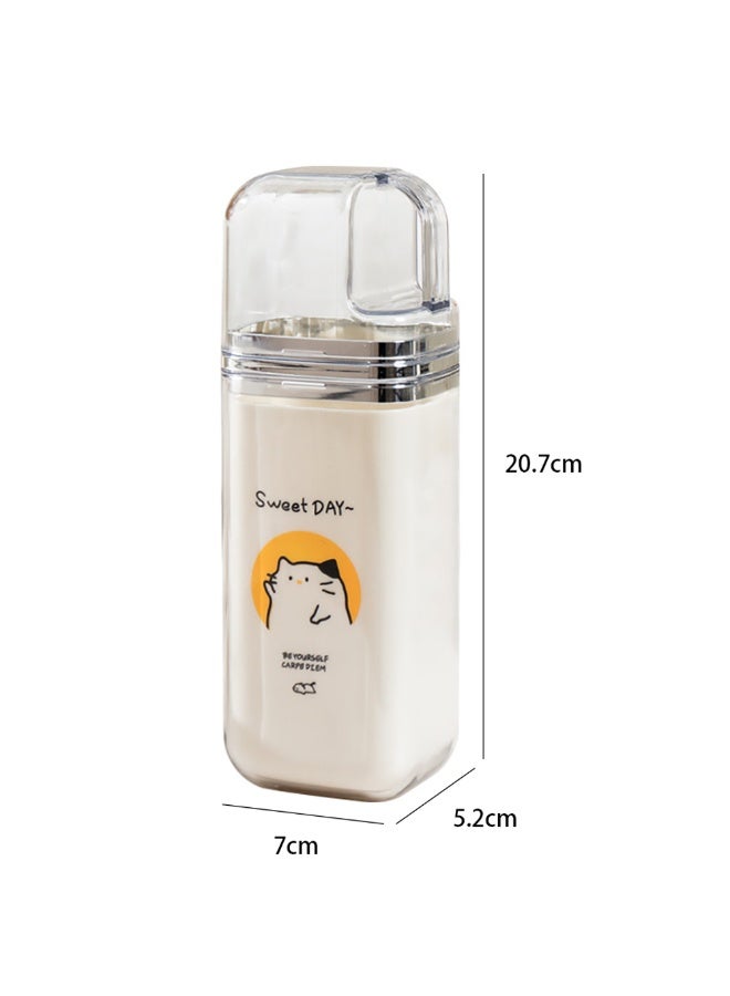 3 in 1 Travel Toothbrush Case, Cartoon Pattern Toothbrush Storage Box with 3 Separate Mouthwash Cup for Family Members, Portable Toothbrushe Holder for Travel, Home, School, Camping (Dog) - Image 2