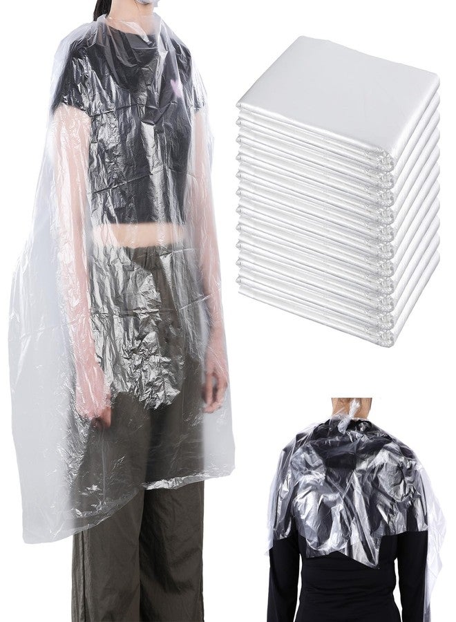 Tobeelec 200 Pcs Disposable Capes Hair Salon, 48 x 36 Inch Disposable Hair Salon Capes, Waterproof Barber Cape, Single Use Shampoo Hair Cutting Cape Dressing Apron for Barbershop & Salon Hairdressing - Image 2