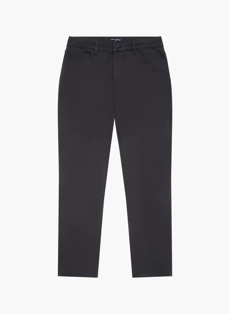 French Connection black Cotton Stretch 5 Pocket Jeans for Men | Best Price UAE