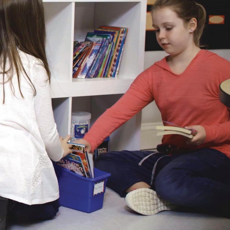 Really Good Stuff -160103CL Durable Magazine,Book,Folder and File Holders Ideal for Narrow or Vertical Storage Needs– Instantly Color Code Your Classroom–Choose from 22 Colors(Single Color Set of 12) - Image 5