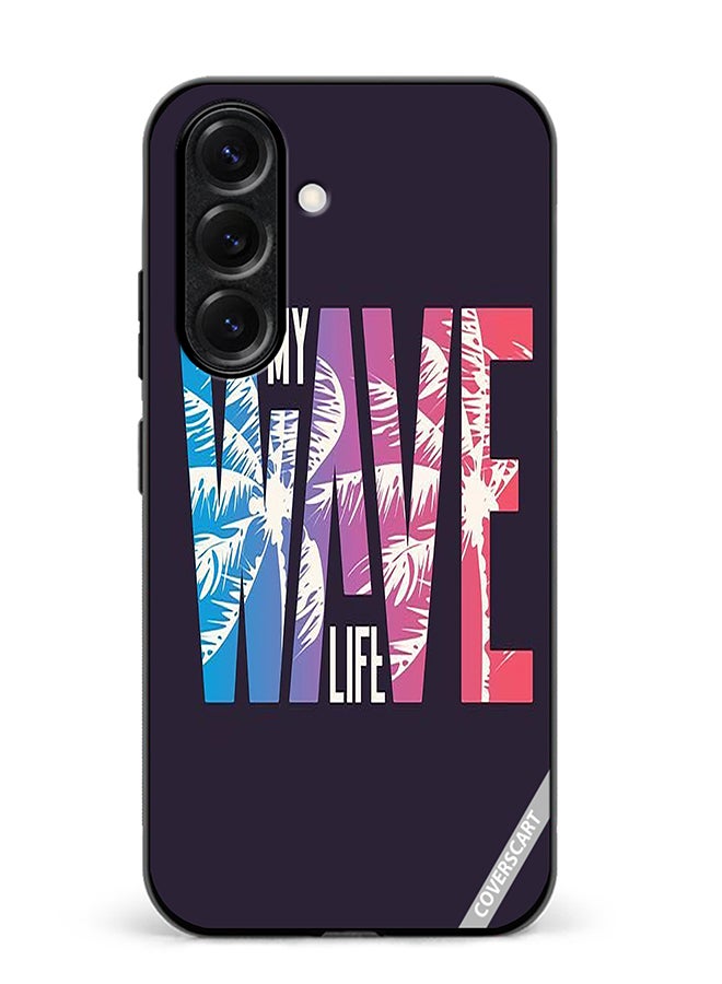 VR CREATIVE Protective Case Cover For Samsung Galaxy S25 Wave Design Multicolour