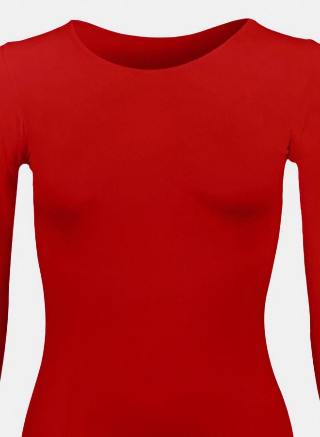 Silvy Lycra Celina Long Sleeves Round Neck Top For Women - Image 2