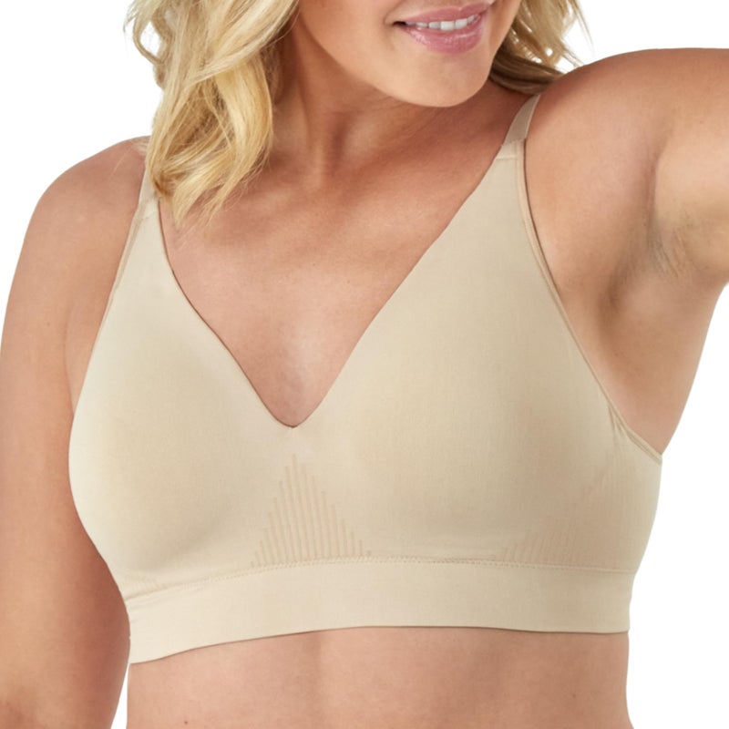 Bali Women's Wireless, Comfort Revolution Modern Seamless, Flex-to-Fit Wirefree Bra, Taupe - Image 1
