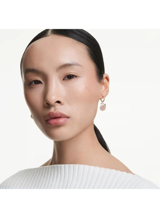 سواروفسكي أقراط البجع المتدلية