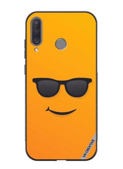 Protective Case Cover For Huawei P30 Lite Sunglass Emoji Design Multicolour