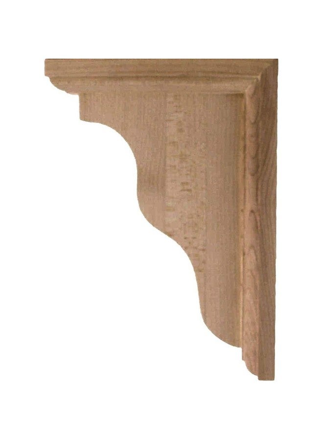 BKT03X07X09HARW Hamilton Traditional Wood Brackets, 3 1/2W x 7D x 9H , Rubberwood - Image 4