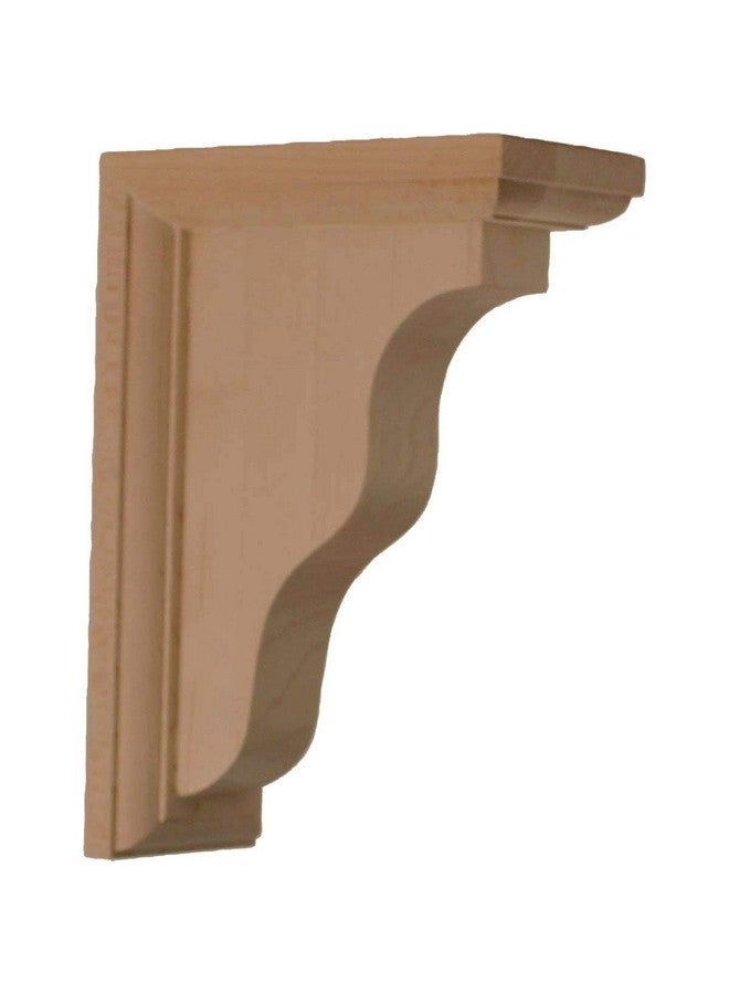 BKT03X07X09HARW Hamilton Traditional Wood Brackets, 3 1/2W x 7D x 9H , Rubberwood - Image 5