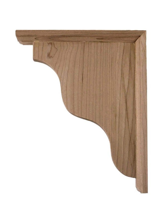BKT03X07X09HARW Hamilton Traditional Wood Brackets, 3 1/2W x 7D x 9H , Rubberwood - Image 3