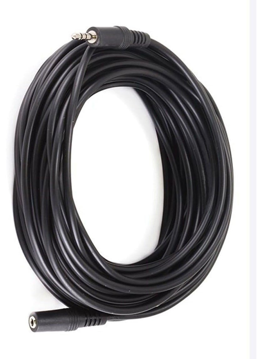 iMBAPrice iMBAPrice 50 Feet Professional Quality Nickel Plated 35 mm MaleFemale Stereo Audio Extension Cable  - Image 4