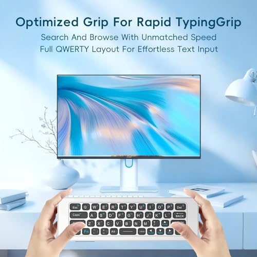 iPazzPort Bluetooth Air Mouse Remote Keyboard, 2.4G Wireless Keyboard Combo Plug & Play Handheld Remote Control for Android TV Box, PC, HTPC, Smart TV, Projector - Image 2