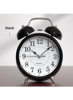 Kids Wake-Up Alarm Clock Strong Ringtone Small black-[ring oversized] Battery