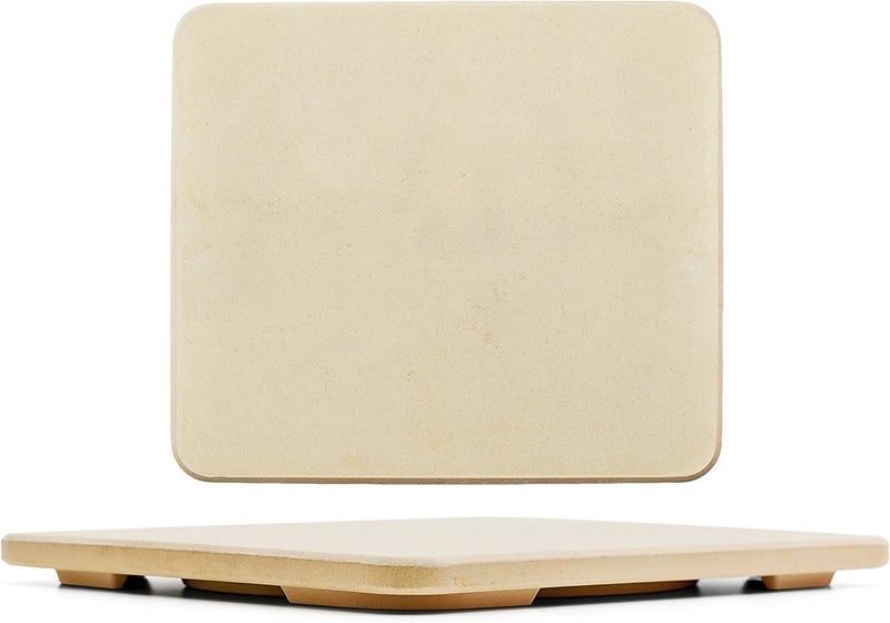 Solido Pizza Stone - Baking Stone. SOLIDO Rectangular 14"x16" - Perfect for Oven, BBQ and Grill - Image 1