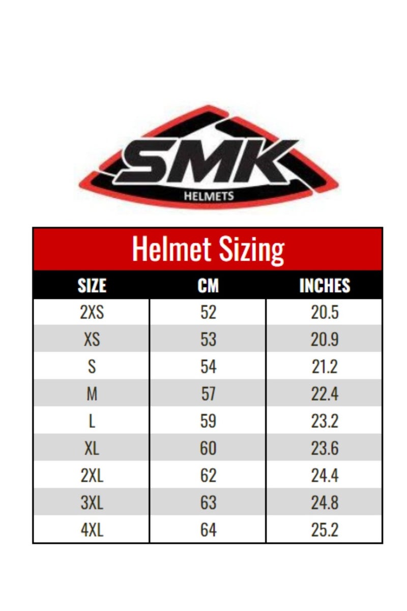 SMK Model MA 230 Retro Solid Full Face Helmet Matte Black, 70002 - Image 5