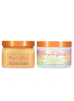 Tree Hut Tropical Glow Shea Sugar Scrub And Body Lotion Set! Formulated With Cupuacu Butter Certified Shea Butter And Guarana Extract!! Body Scrub & Lotion That Leaves Skin Feeling Soft & Smooth!  - Image 1