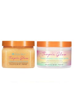 Tree Hut Tropical Glow Shea Sugar Scrub And Body Lotion Set! Formulated With Cupuacu Butter Certified Shea Butter And Guarana Extract!! Body Scrub & Lotion That Leaves Skin Feeling Soft & Smooth!  - Image 2