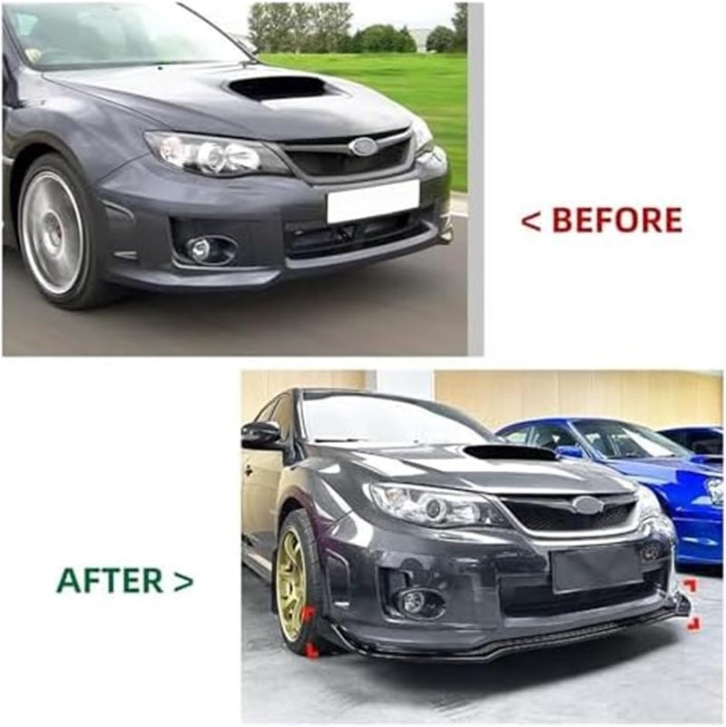 Wivplex Front Bumper Lip Splitter for Subaru WRX STI - Image 2