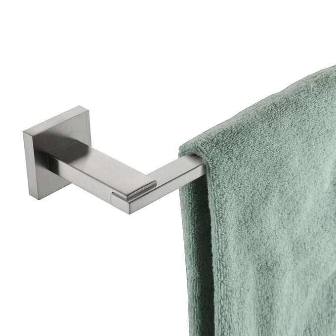 TOWEL HOLDER BRUSHED NICKEL BATHROOM ACCESSORIES BATH TOWEL BARS FOR TOILET KITCHEN CABINET NECKLACE HOLDER 24INCH STAINLESS STEEL WALL MOUNTED B4006BRL24