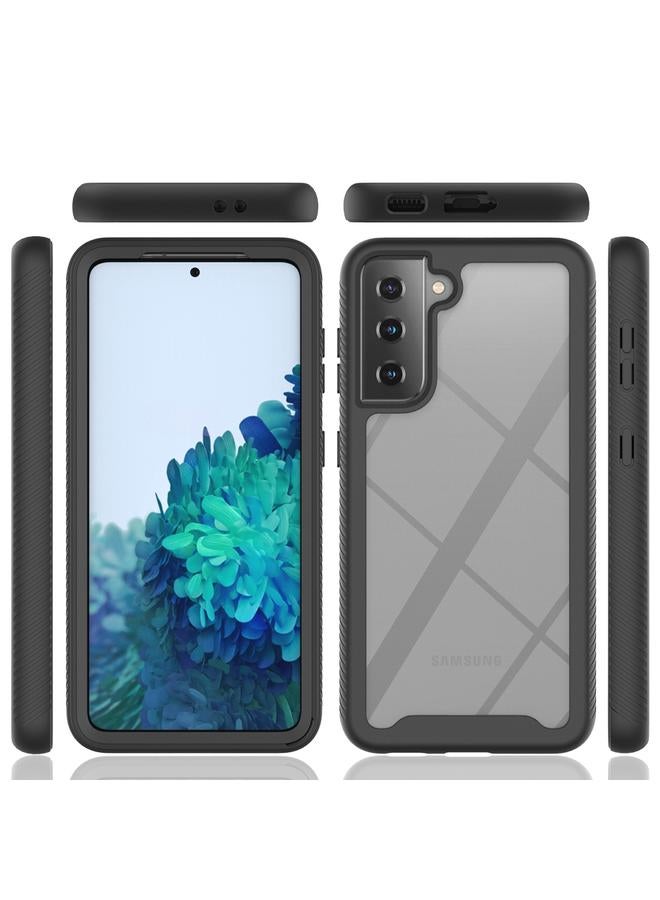 اس-توب جراب لهاتف Samsung Galaxy S21 5G Starry Sky بلون سادة مقاوم للصدمات من البولي كربونات + جراب واقٍ من مادة TPU - Image 2