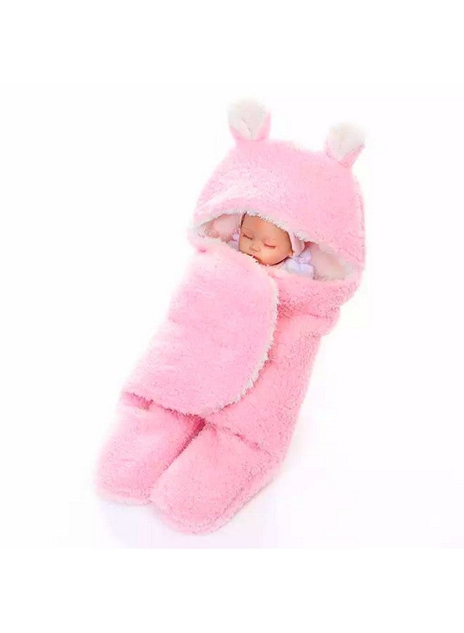 براندون مجموعة من بطانيات الأطفال حديثي الولادة مكونة من غطاء رأس وكيس نوم ومنشفة حمام للأطفال من عمر 0 إلى 6 أشهر للأولاد والبنات عبوة من قطعتين - Image 4