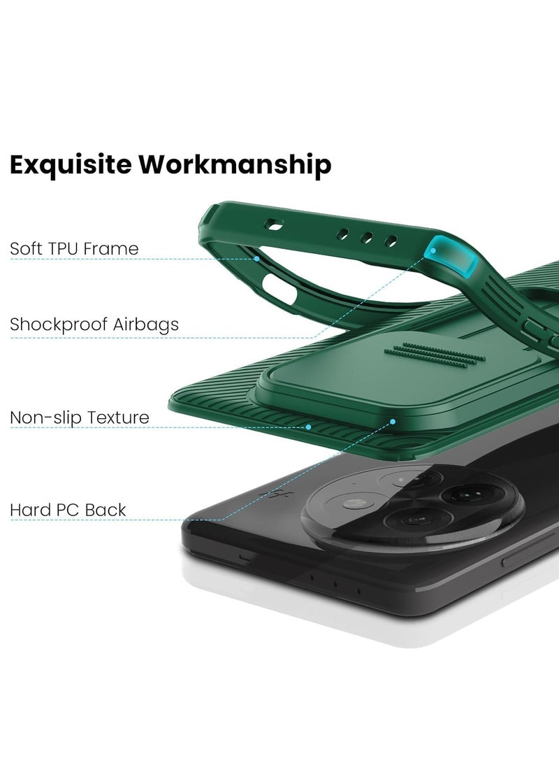 Nillkin For OnePlus 13 Case TPU Shockproof Airbag Bumper, Camera Lens Protection Slide Cover Phone Case, Anti-Fingerprint Slim Fit Mobile Back Cover - Image 4