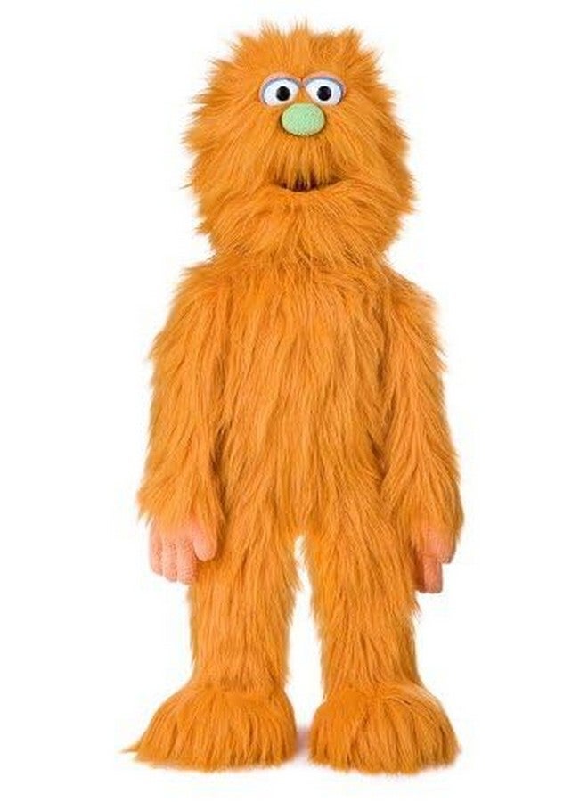 Silly Puppets دمية وحش برتقالي بطول 30 إنش، دمية كاملة الجسم بأسلوب فن التحدث من البطن - Image 2