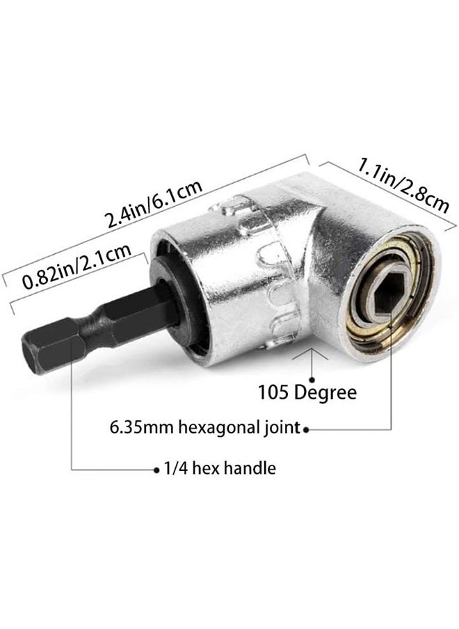 MVAQKLM  - 4 PCS Impact Socket Adapter Impact Driver Socket Adapter Extension Bar Set High Speed Nut Driver Tool Kits for Square Socket Turn Power Drill Into Nut Driver - Image 1