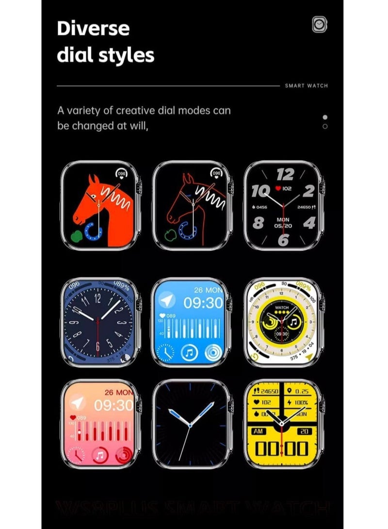 New S8 Ultra Max Smartwatch Series 8 S8 Smart Watch Ultra AI Voice Smart Watch 2.0inch Bluetooth Call Wriless Charging Watch 8 Ultra - Image 5